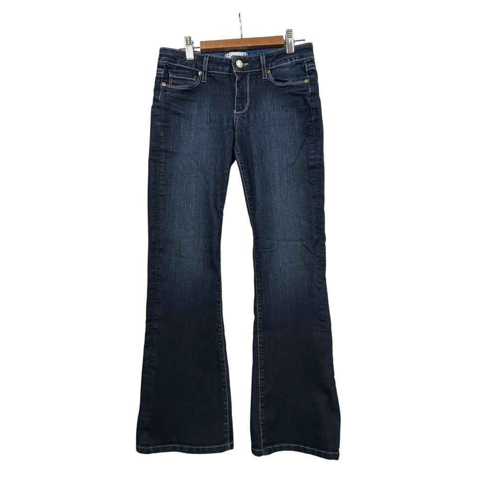 Paige Skyline Boot‎ Jeans Women 27 Michelle Dark Wash Stretch Bootcut Flare USA